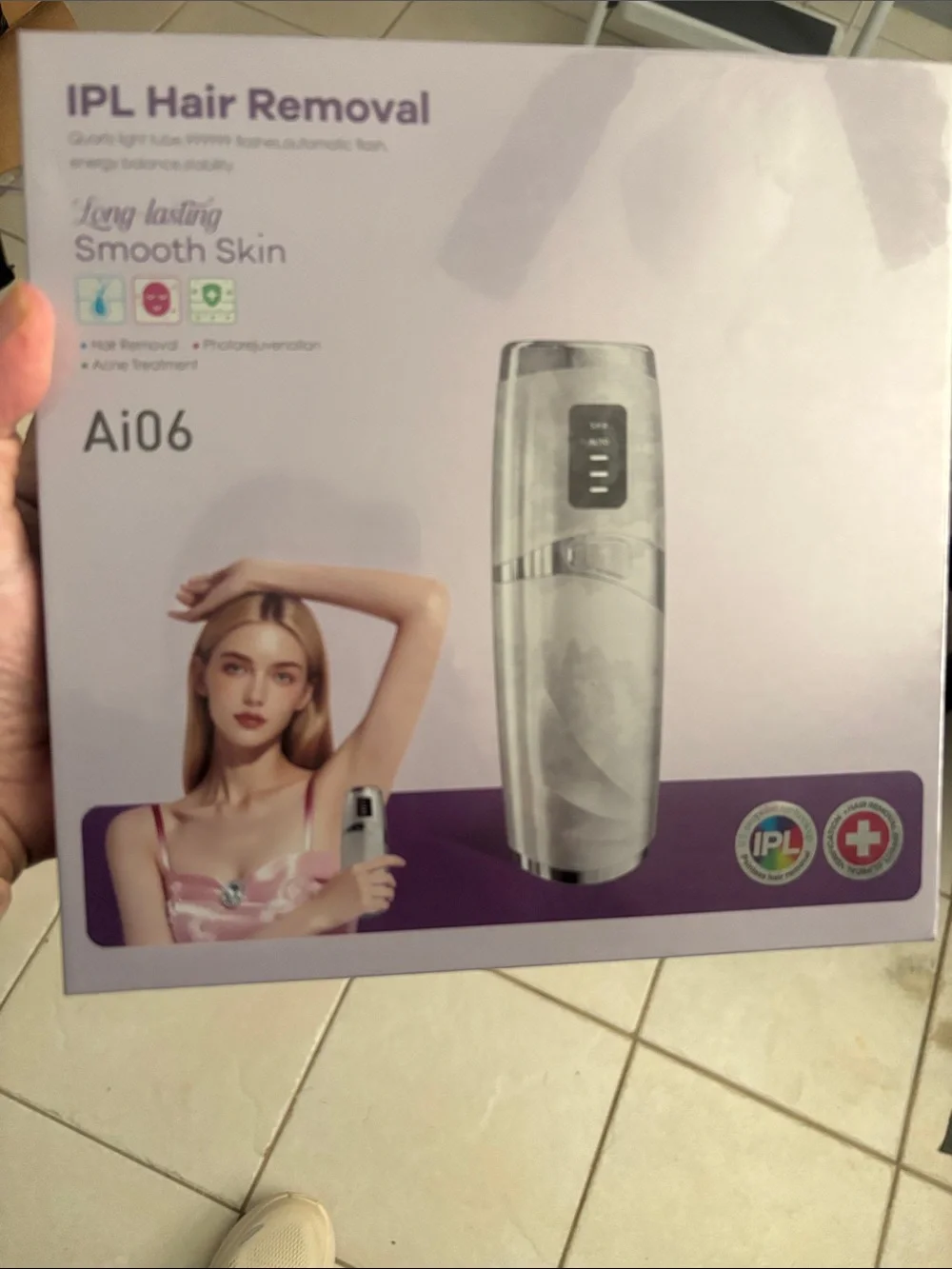 IPL Hair Removal Device — Women Bath & Body, White